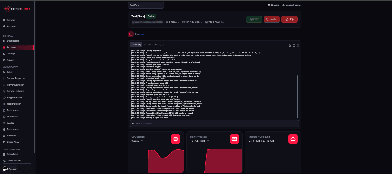 Real-Time Console